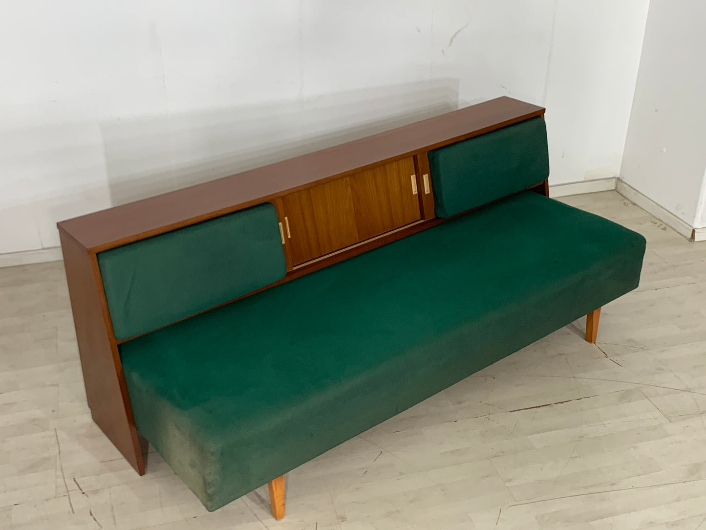 Danish Teak Sofa Couch Deybed Vintage