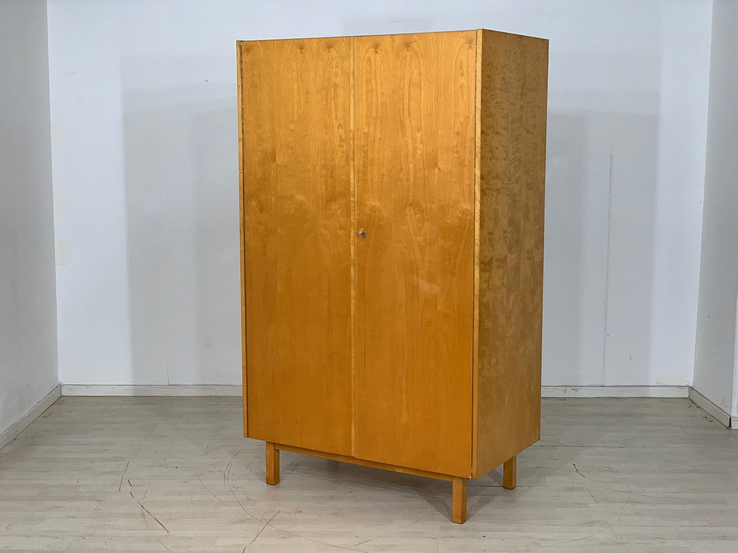 Mid Century Kleiderschrank Schrank Wardrobe Vintage