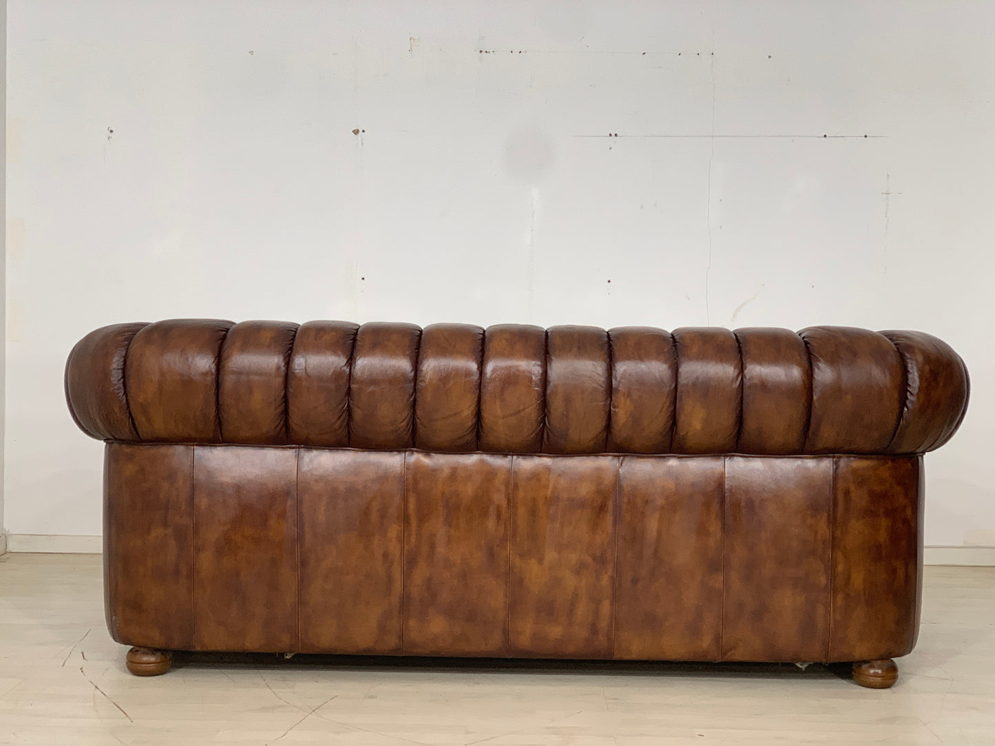 Chesterfield Sofa Couch Leder Vintage