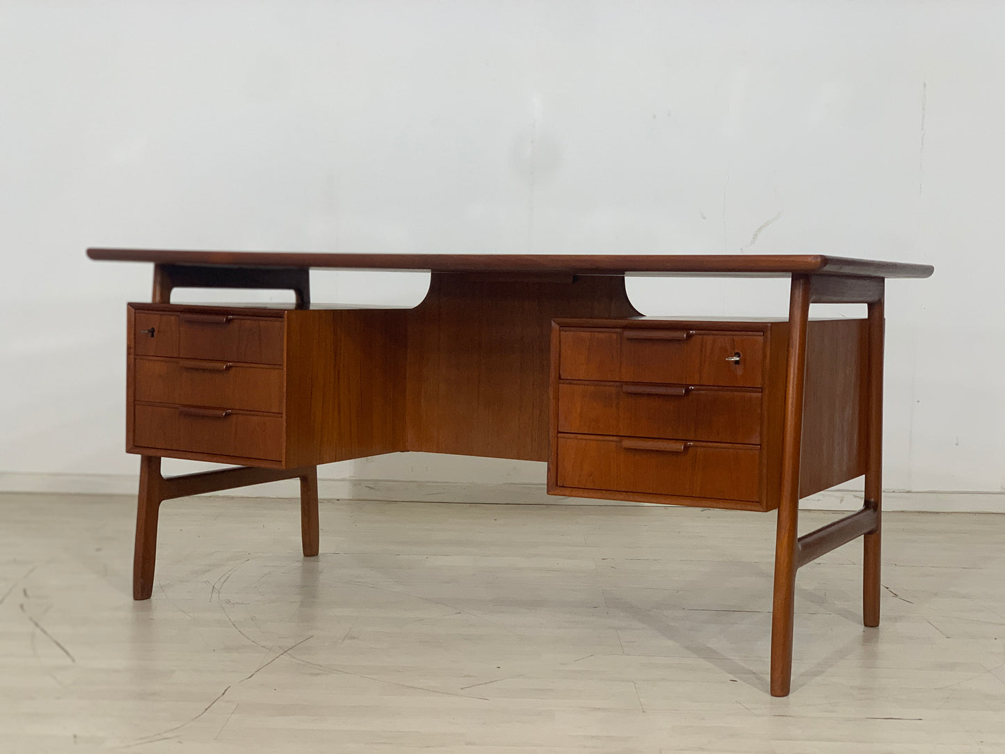 Gunni Omann Teak Schreibtisch Tisch Desk Vintage