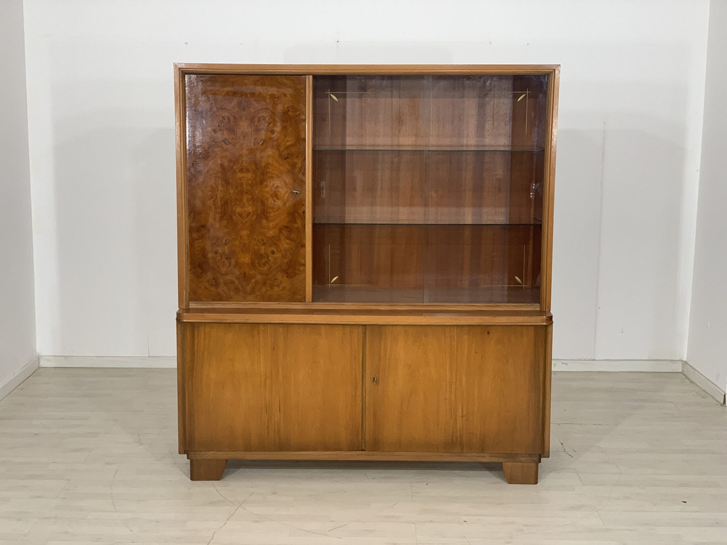 60ER JAHRE ANRICHTE SCHRANK GESCHIRRSCHRANK HIGHBOARD VINTAGE