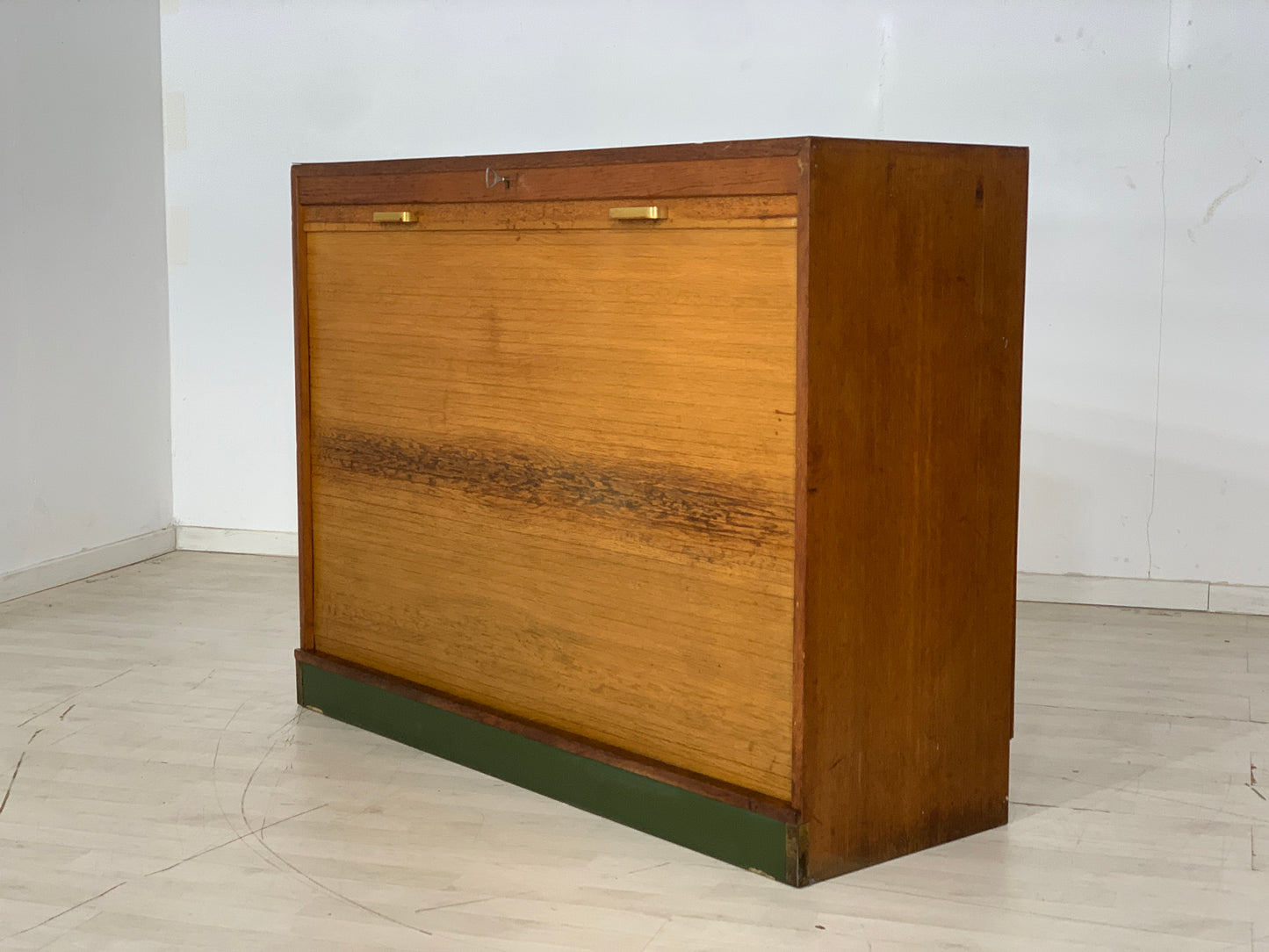 Mid Century Aktenschrank Rolladenschrank Büroschrank Vintage