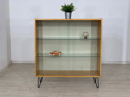 Mid Century Hellerau Vitrine Highboard Kommode Vintage