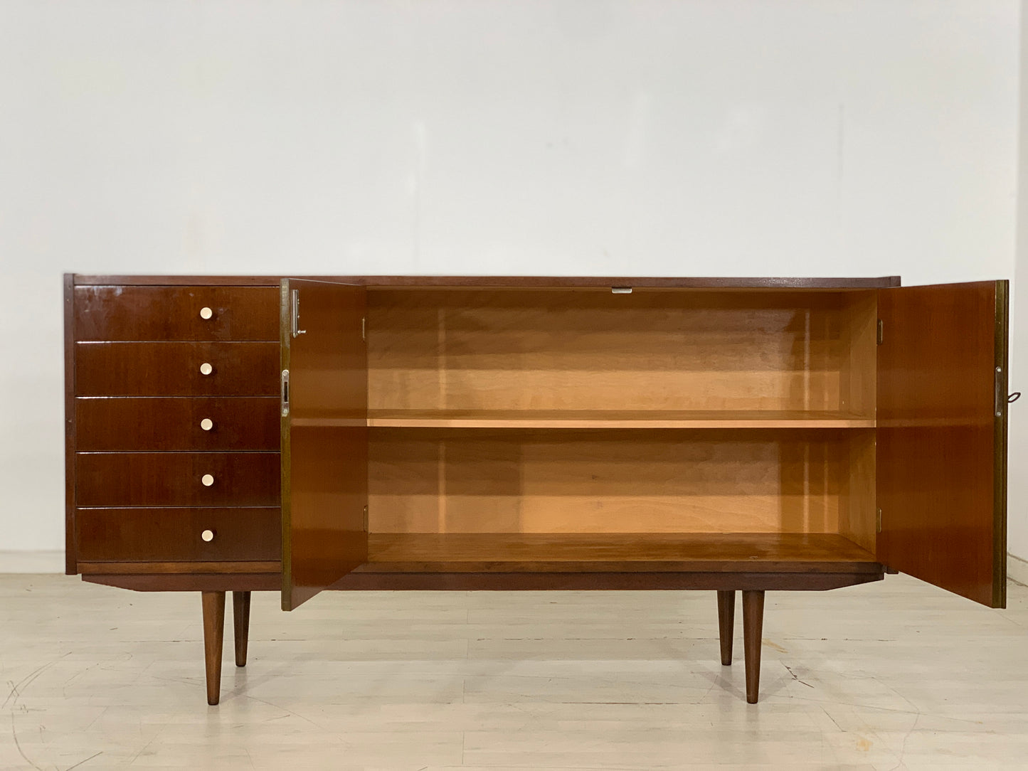 Mid Century Sideboard Schrank Kommode Vintage