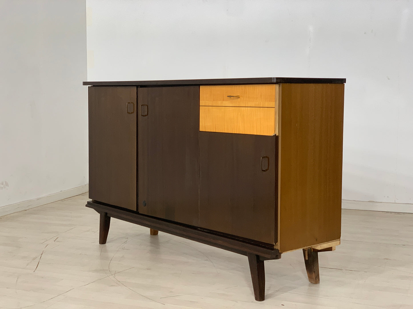 Mid Century Sideboard Schrank Kommode Vintage