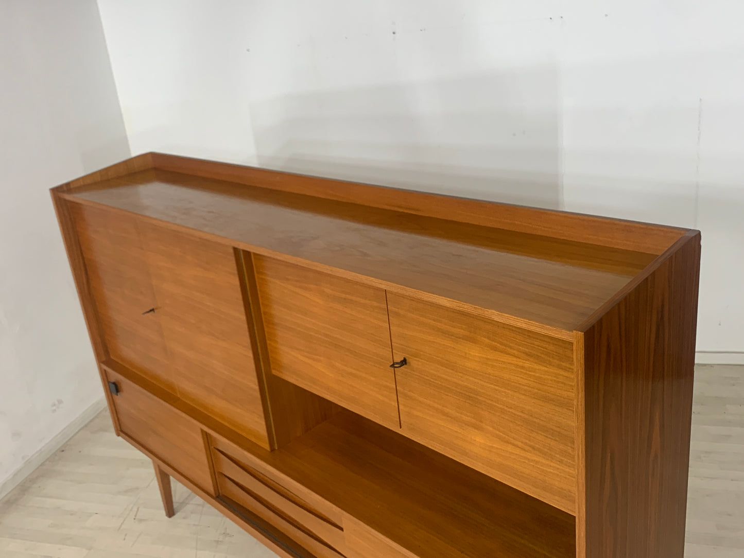 60er Jahre Schrank Highboard Wohnzimmerschrank Vintage