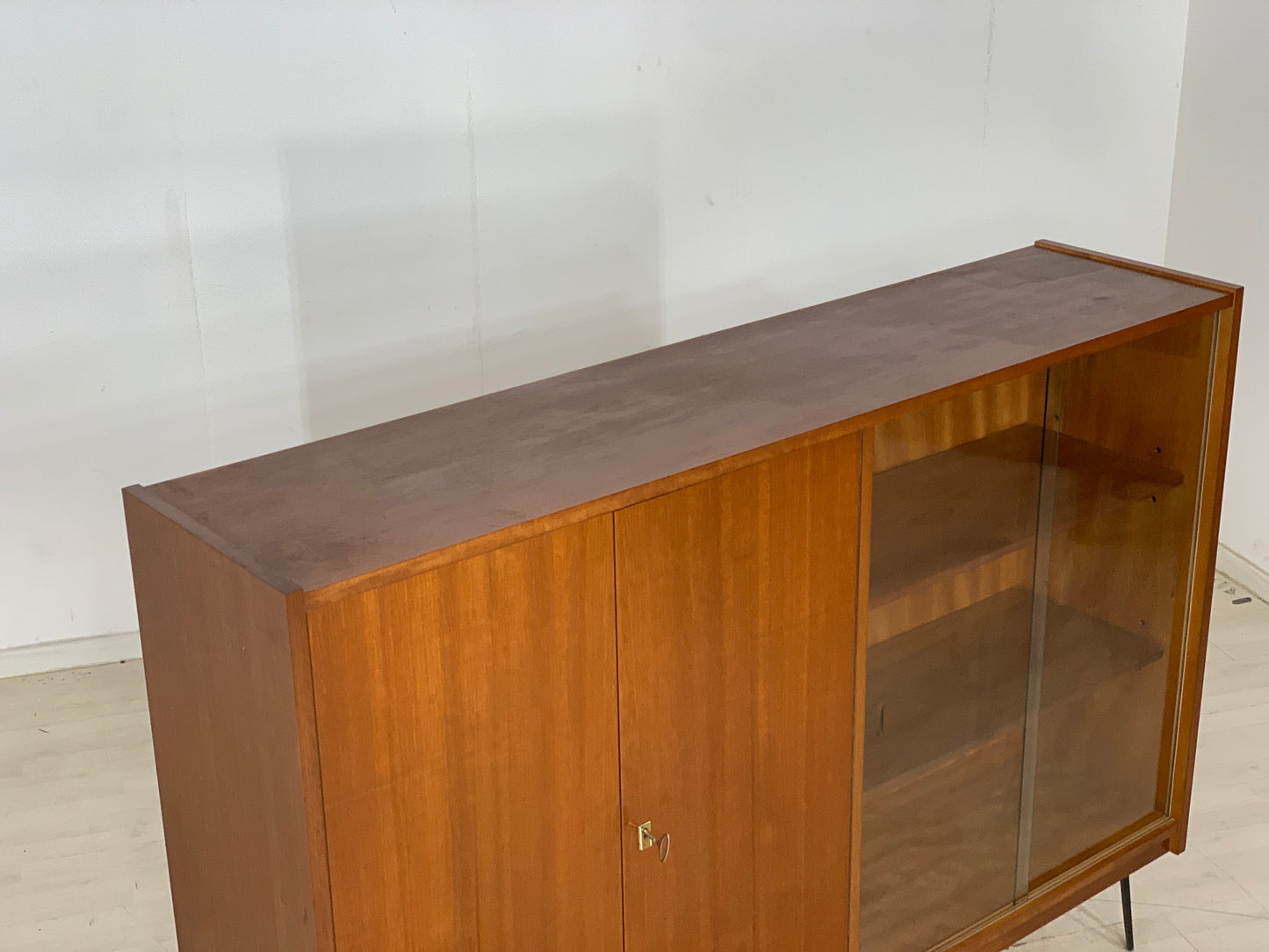 Mid Century Highboard Schrank Vitrine Vintage