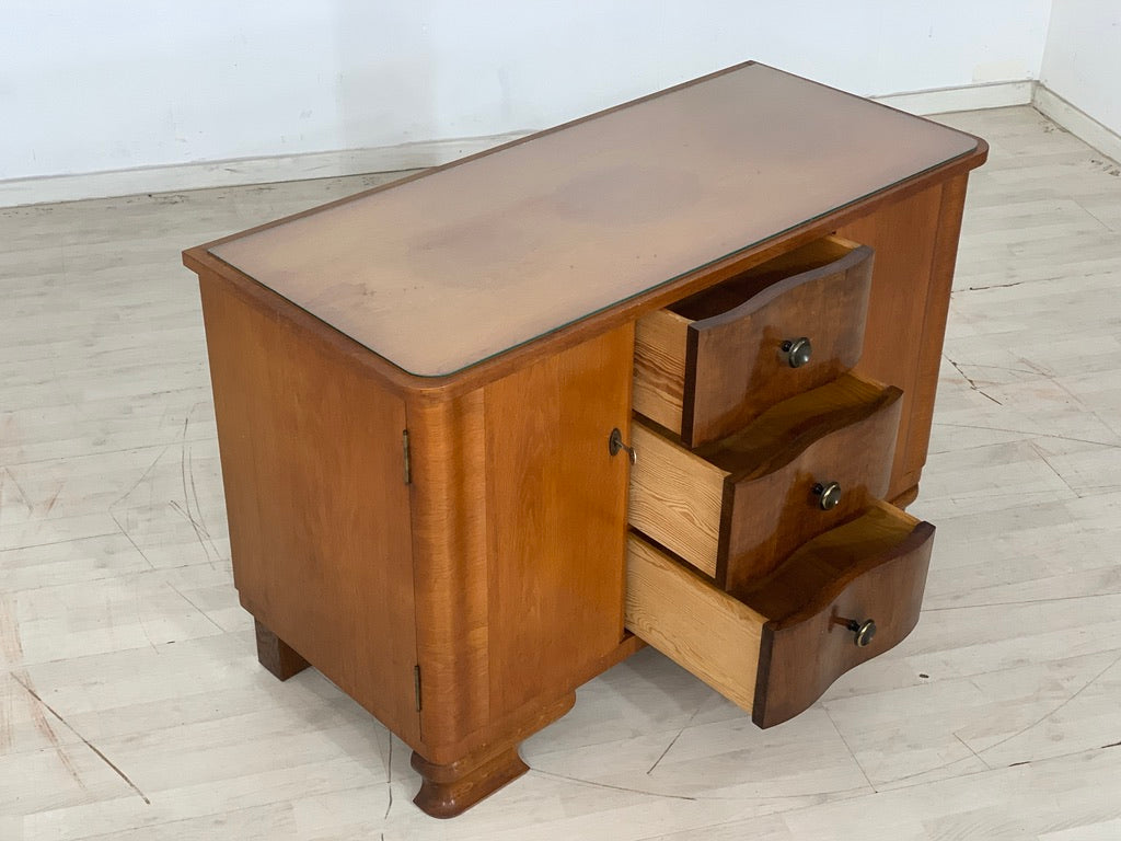 60er Jahre Kommode Anrichte Schrank Flurschrank Wohnzimmerschrank VINTAGE