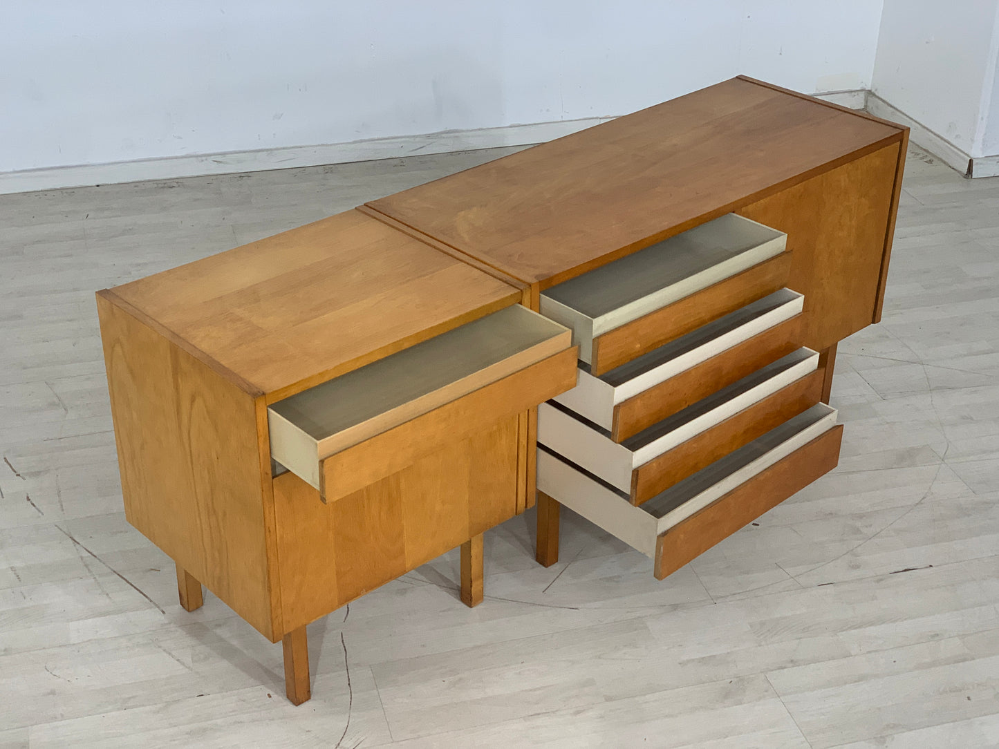 Mid Century Sideboard Schrank Kommode Vintage