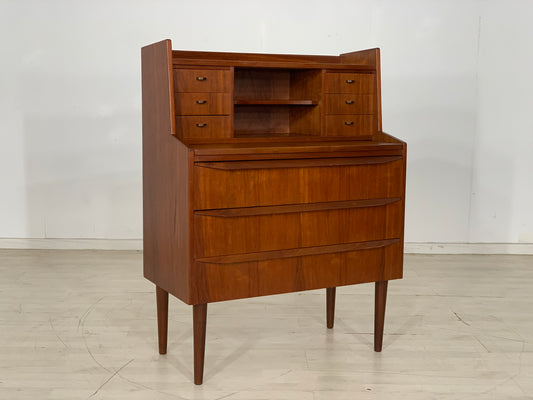 Danish Teak Sekretär Büroschrank Kommode Schrank Vintage