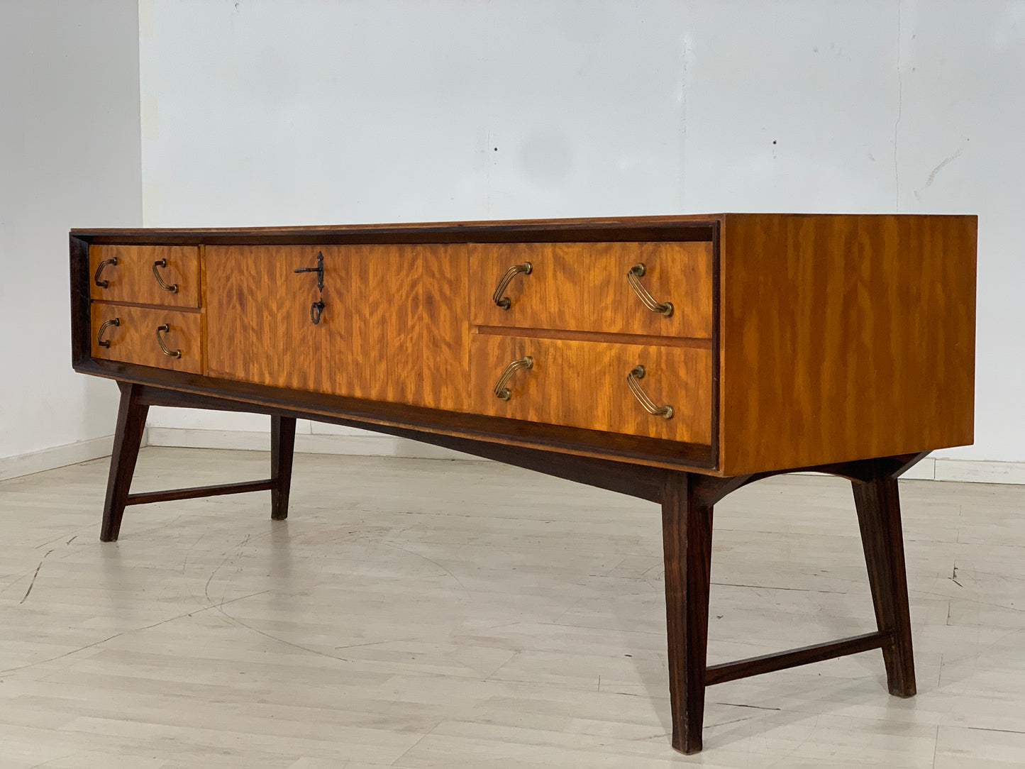 Mid Century Sideboard Longboard Schrank Vintage