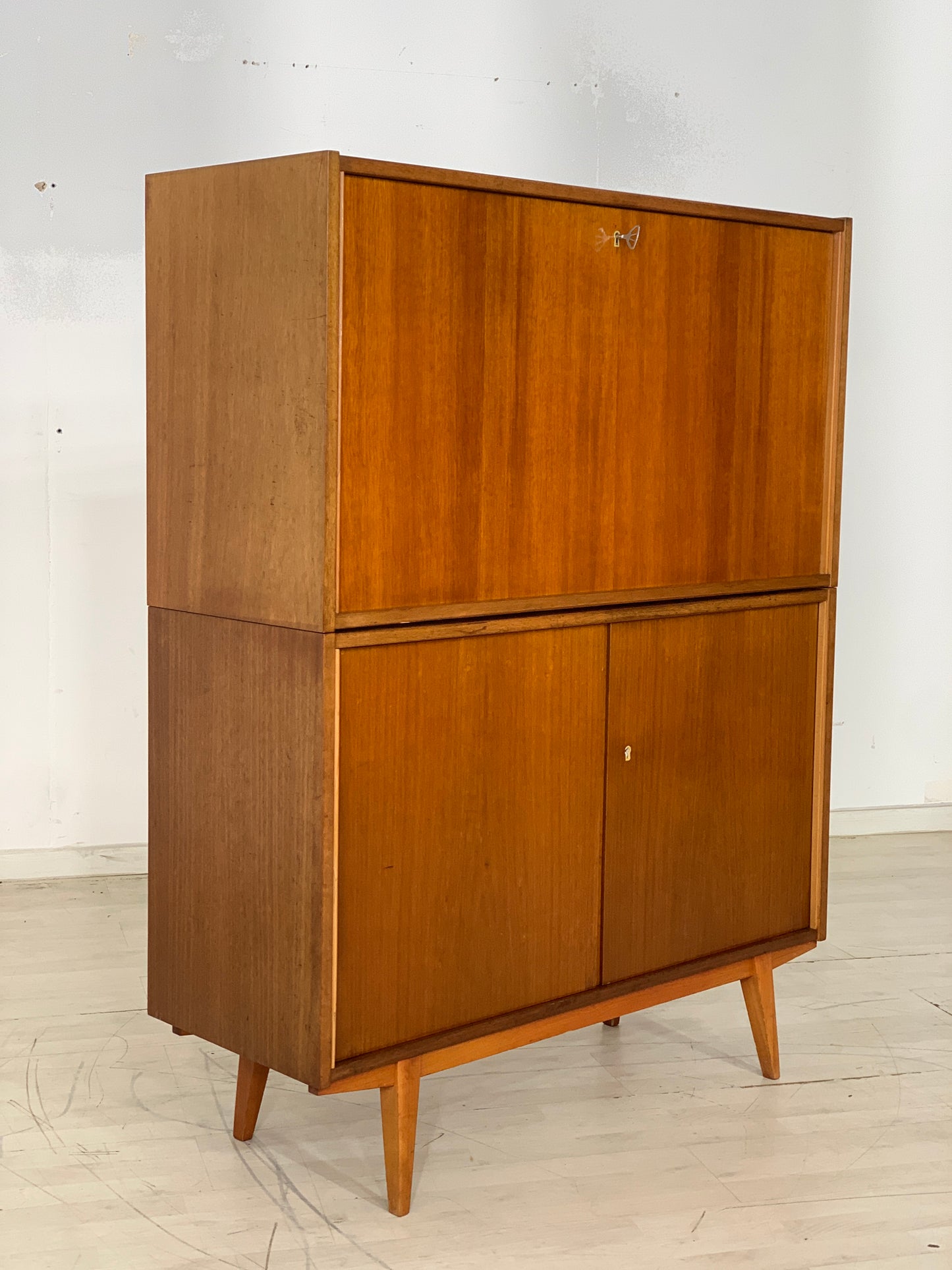 Mid Century Sekretär kommode Schreibschrank Vintage