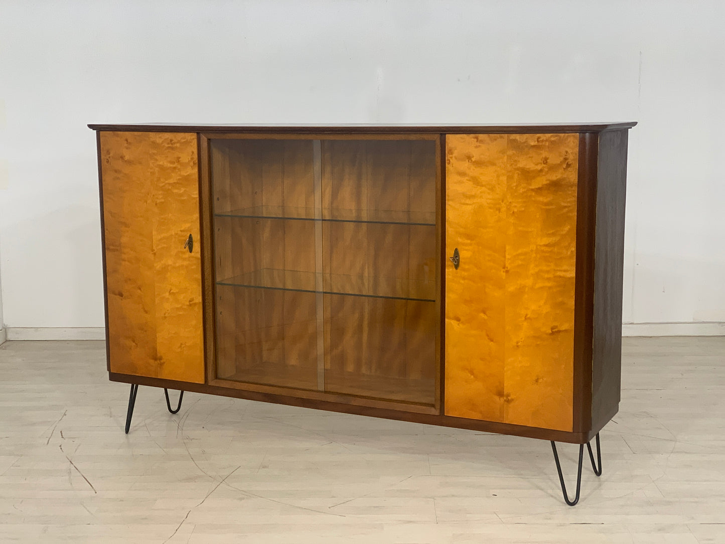 Mid Century Highboard Schrank Wohnzimmerschrank Vintage