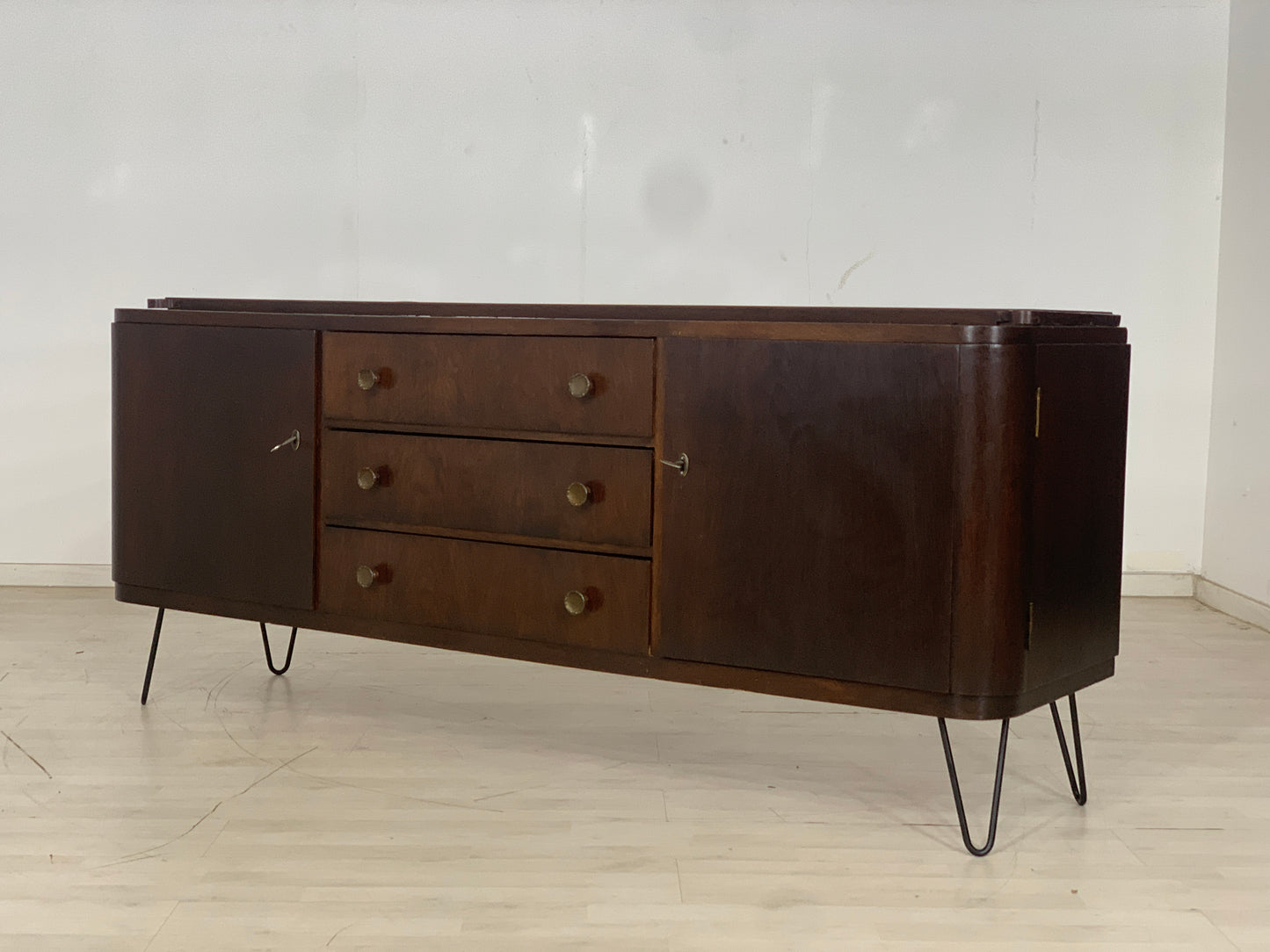 Mid Century Sideboard Schrank Kommode Vintage