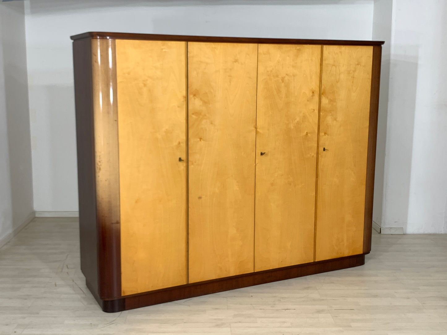 Mid Century Kleiderschrank Schrank Wardrobe Vintage