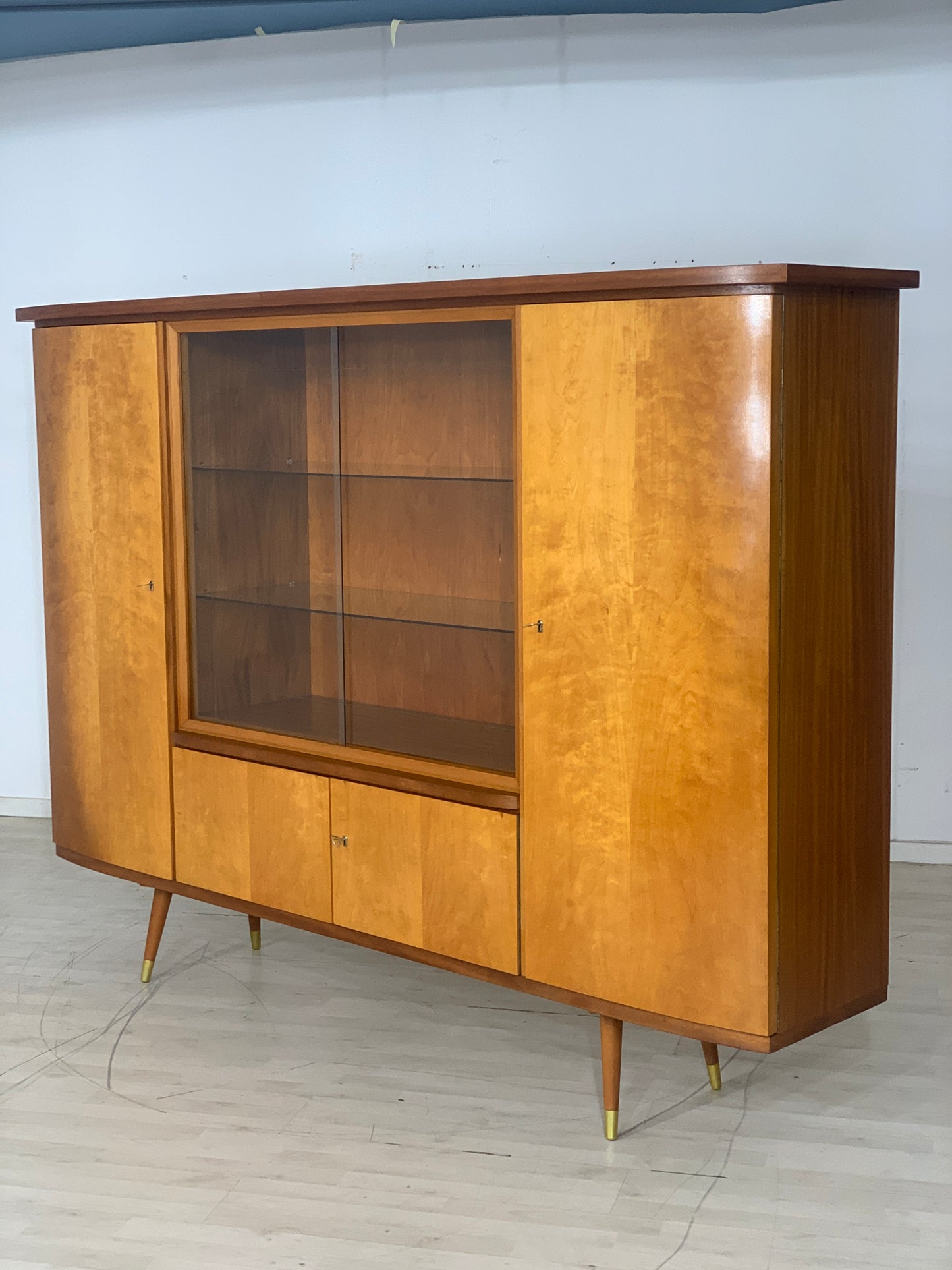 Mid Century Highboard Schrank Wohnzimmerschrank Vintage