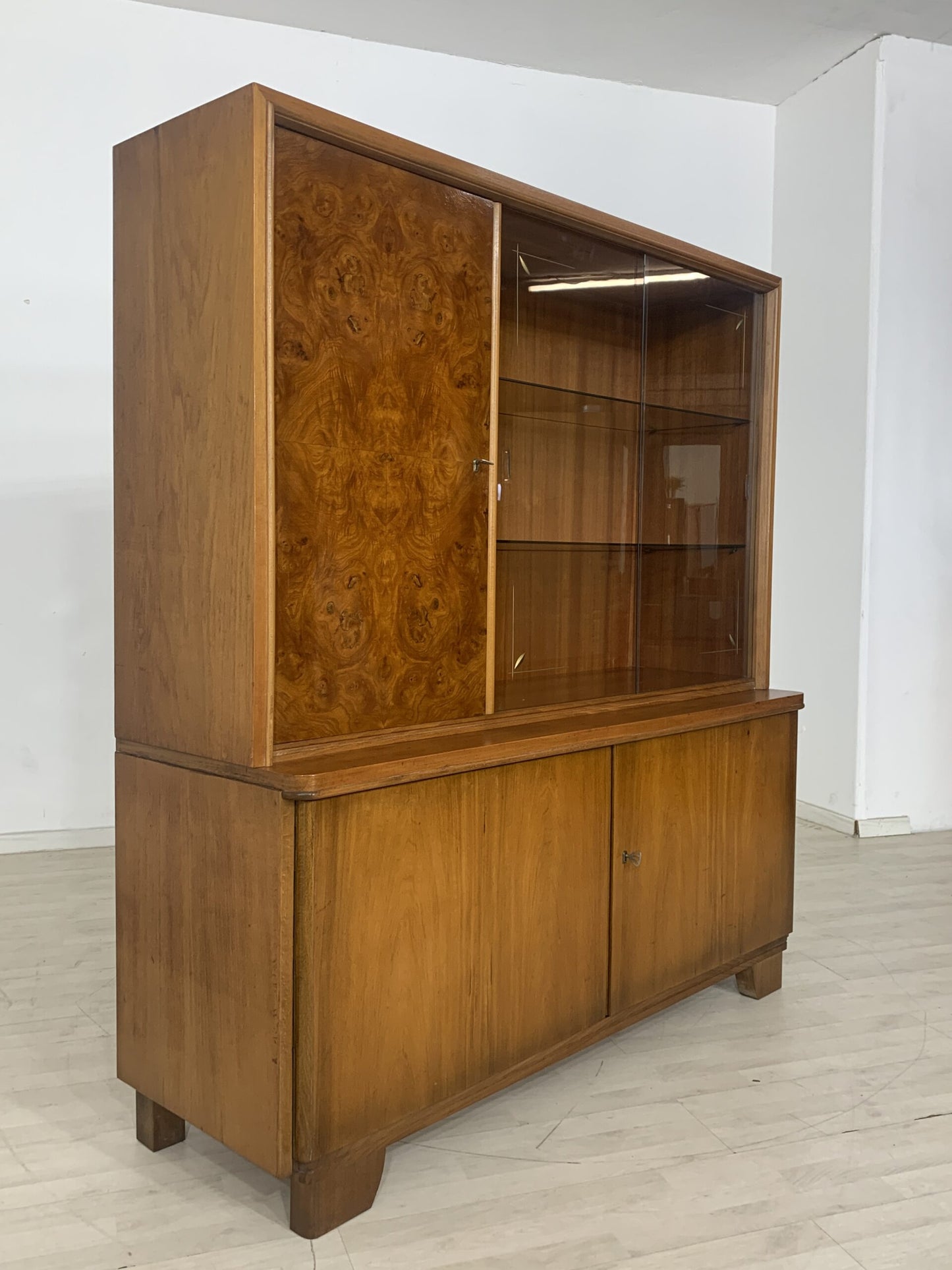 60ER JAHRE ANRICHTE SCHRANK GESCHIRRSCHRANK HIGHBOARD VINTAGE