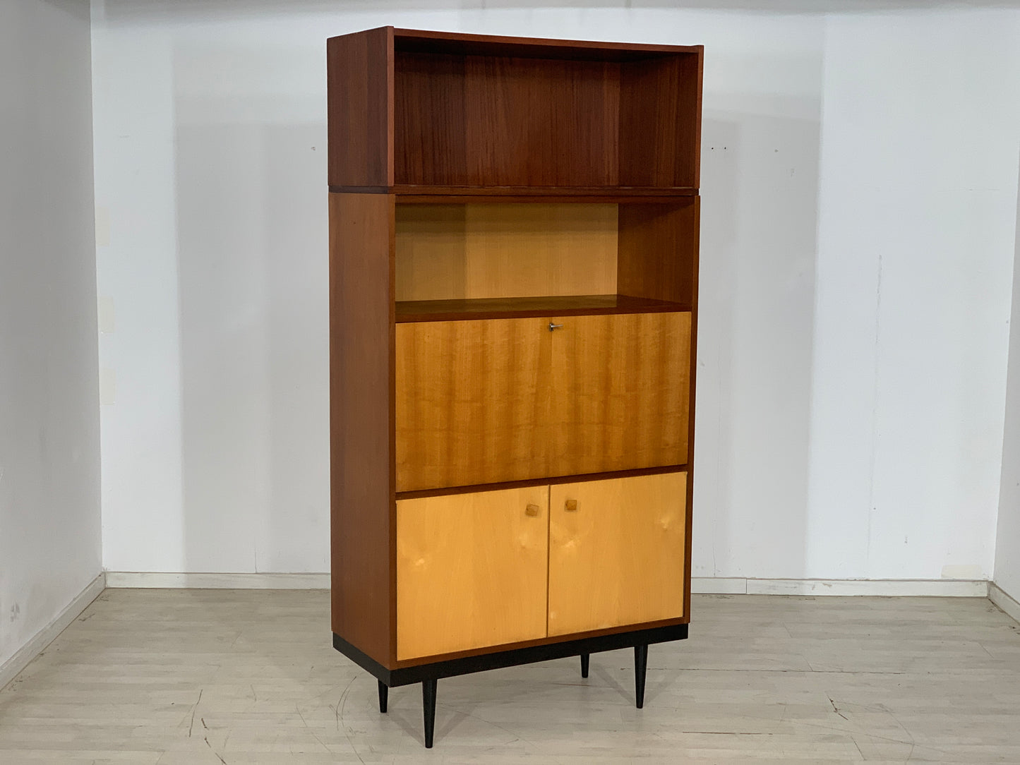 Mid Century Highboard Schrank Sekretär Vintage