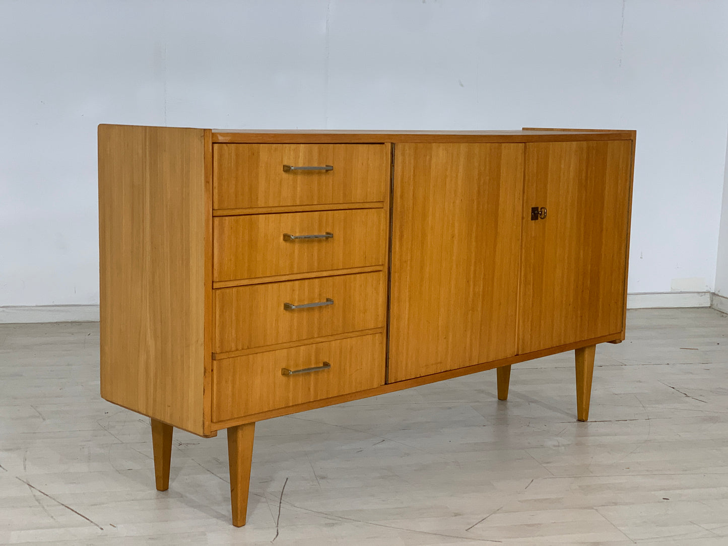 Mid Century Sideboard Schrank Kommode Vintage