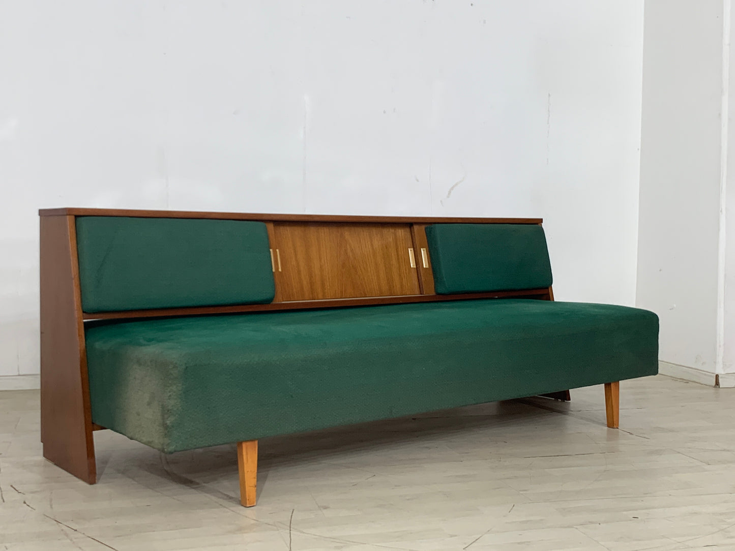 Danish Teak Sofa Couch Deybed Vintage