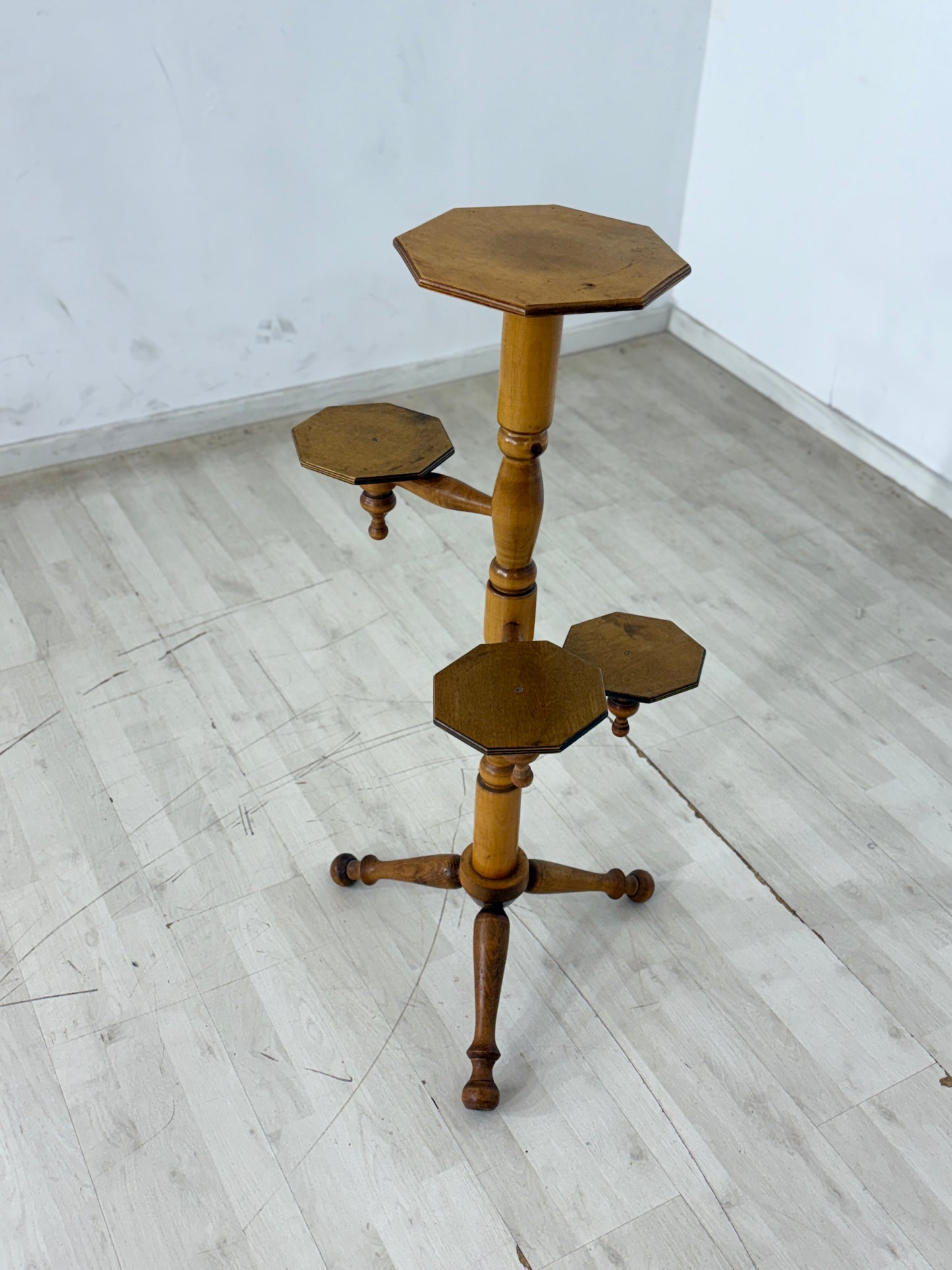 Vintage Blumenständer Beistelltisch Blumentisch Ablage