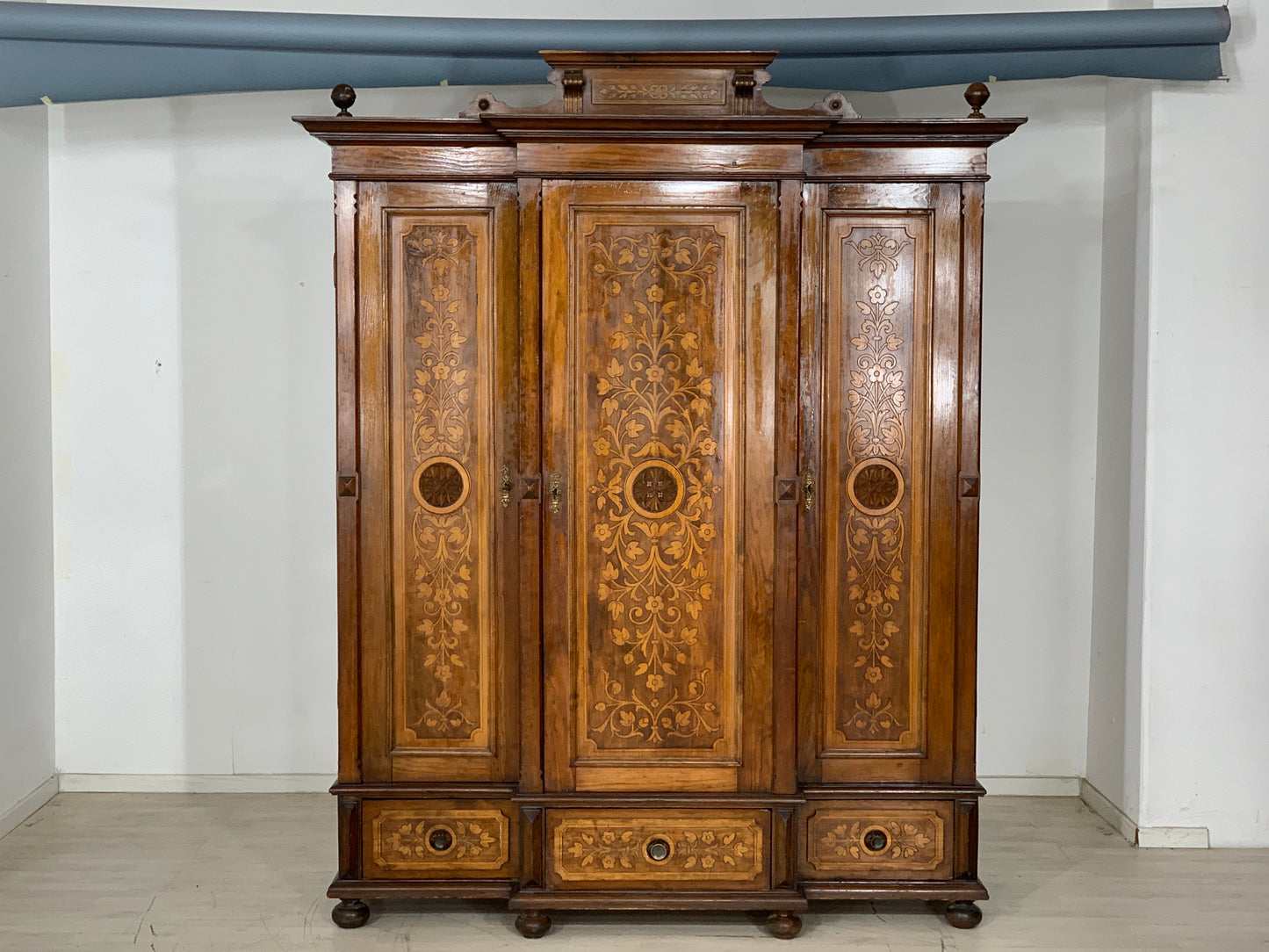 Gründerzeit Kleiderschrank Schrank Wardrobe um 1880