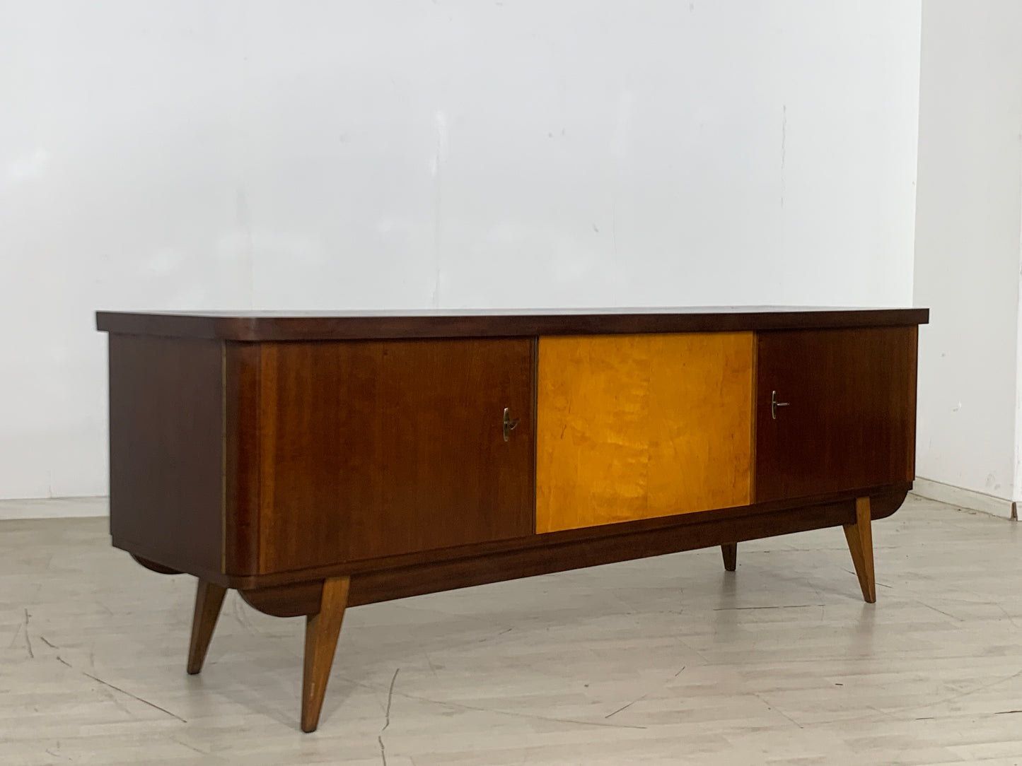 Mid Century Sideboard Schrank Kommode Vintage