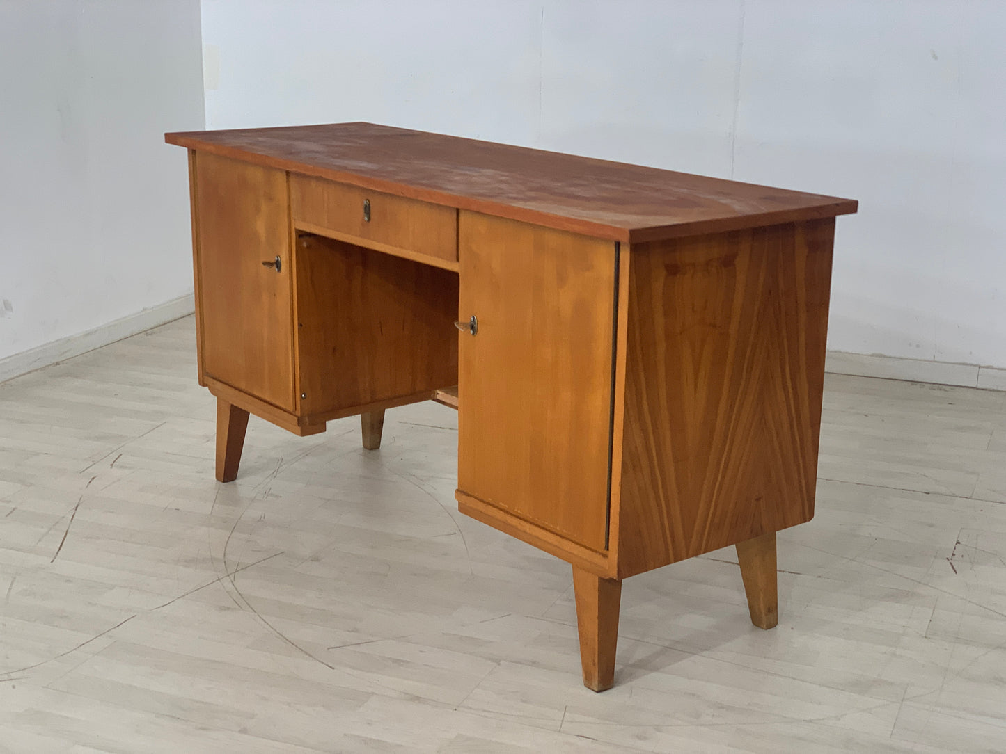 Mid Century Schreibtisch Tisch Desk Vintage