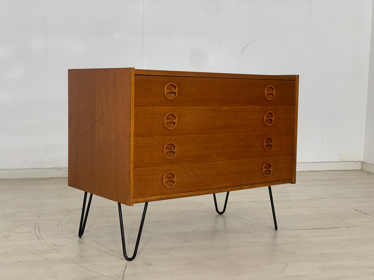 Danish Teak Kommode Sideboard Schrank Vintage