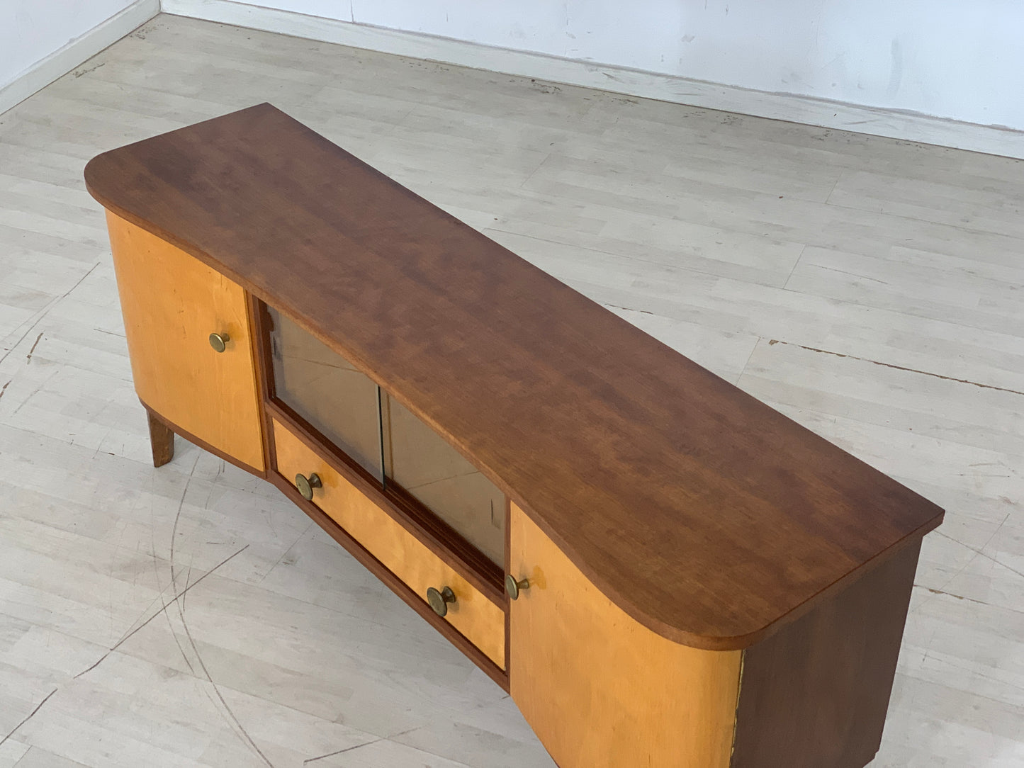 Mid Century Lowboard Schrank Kommode Vintage