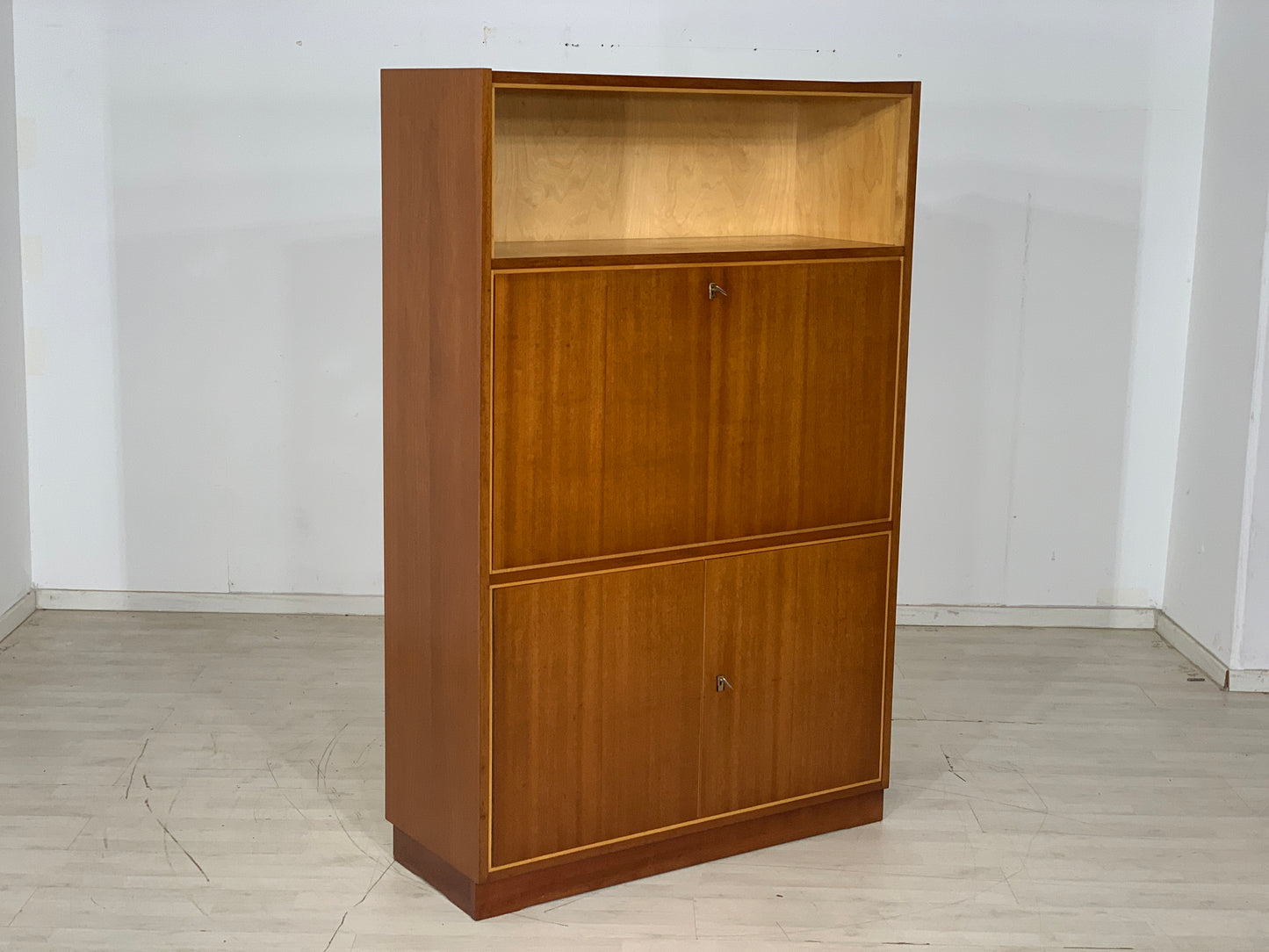 Mid Century Sekretär Schreibschrank Wohnzimmerschrank Vintage Highboard