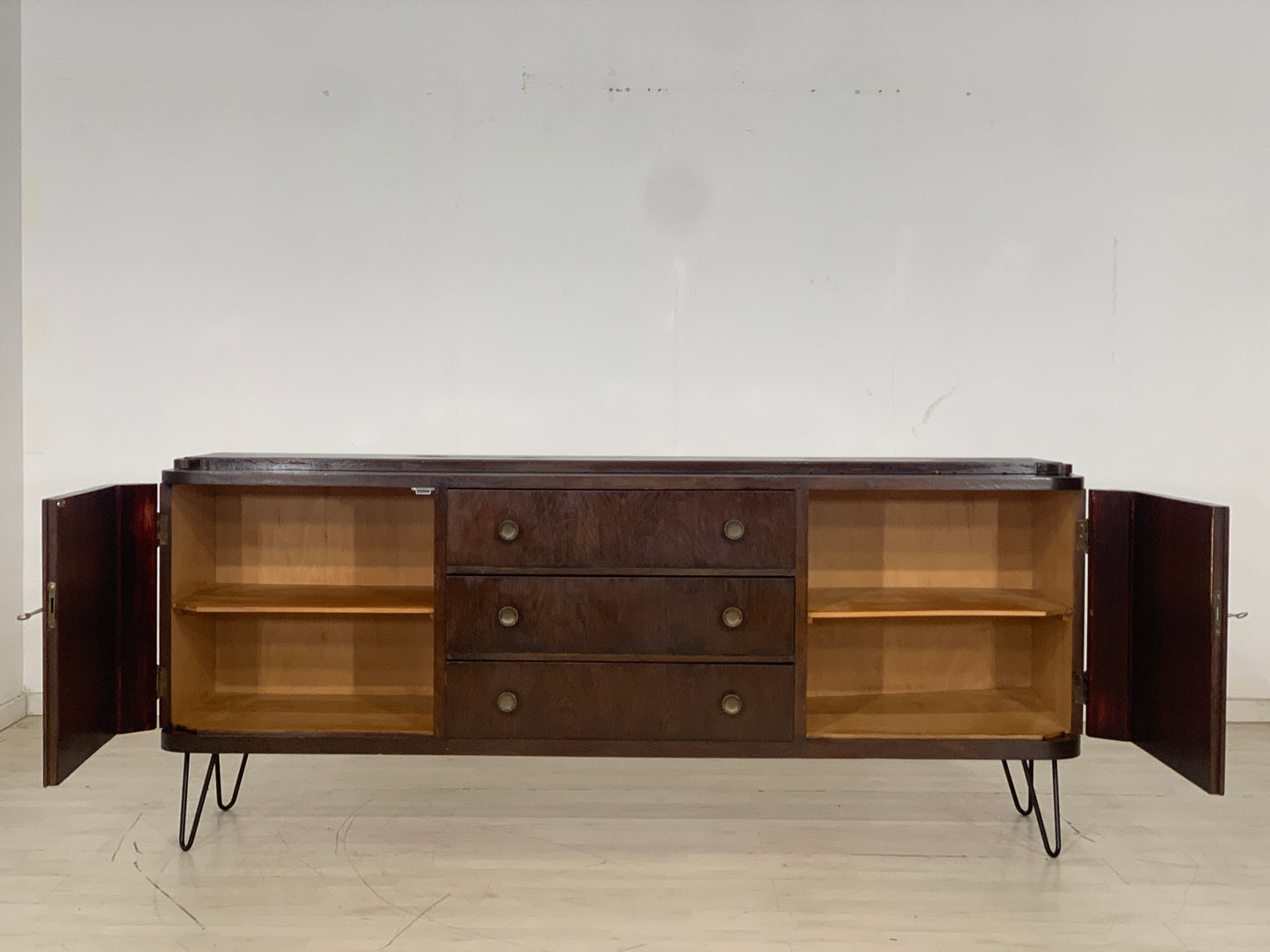 Mid Century Sideboard Schrank Kommode Vintage