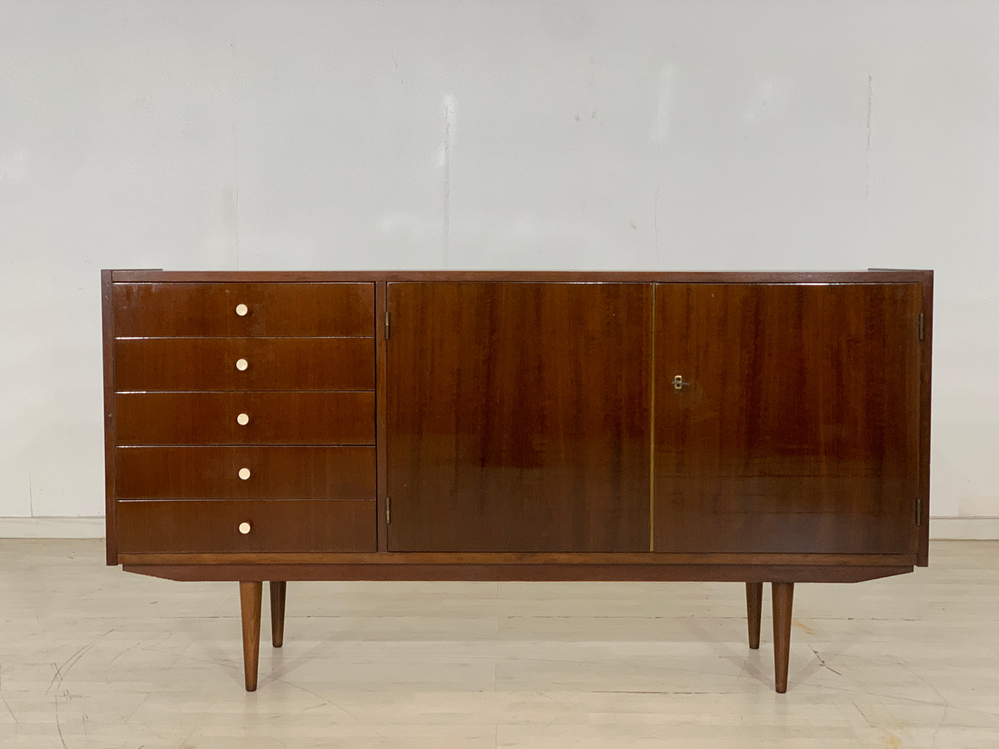 Mid Century Sideboard Schrank Kommode Vintage