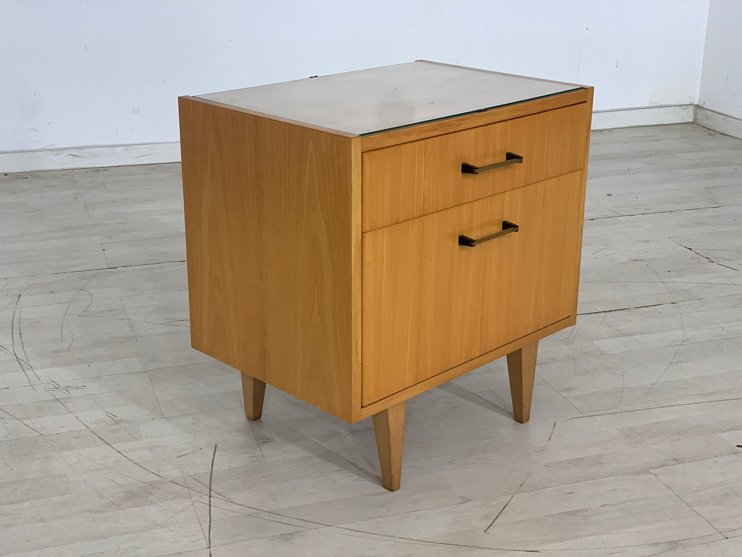 Mid Century Nachttisch Nachtschrank Kommode Vintage