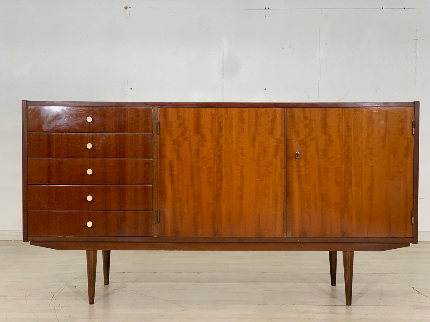 Mid Century Sideboard Schrank Kommode Vintage