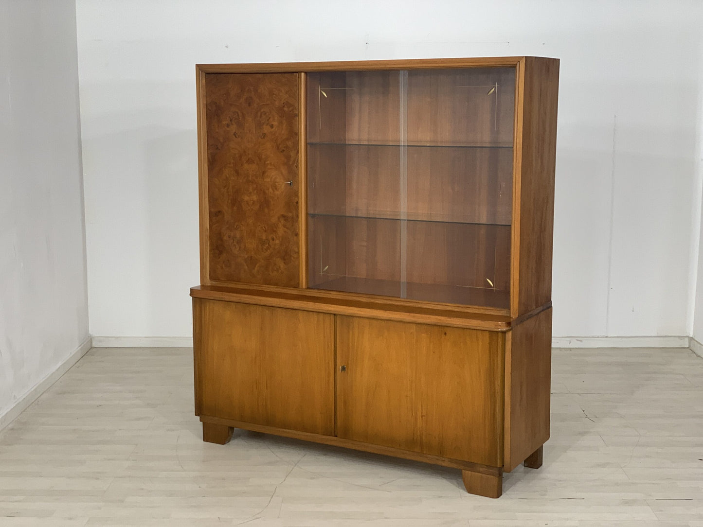 60ER JAHRE ANRICHTE SCHRANK GESCHIRRSCHRANK HIGHBOARD VINTAGE