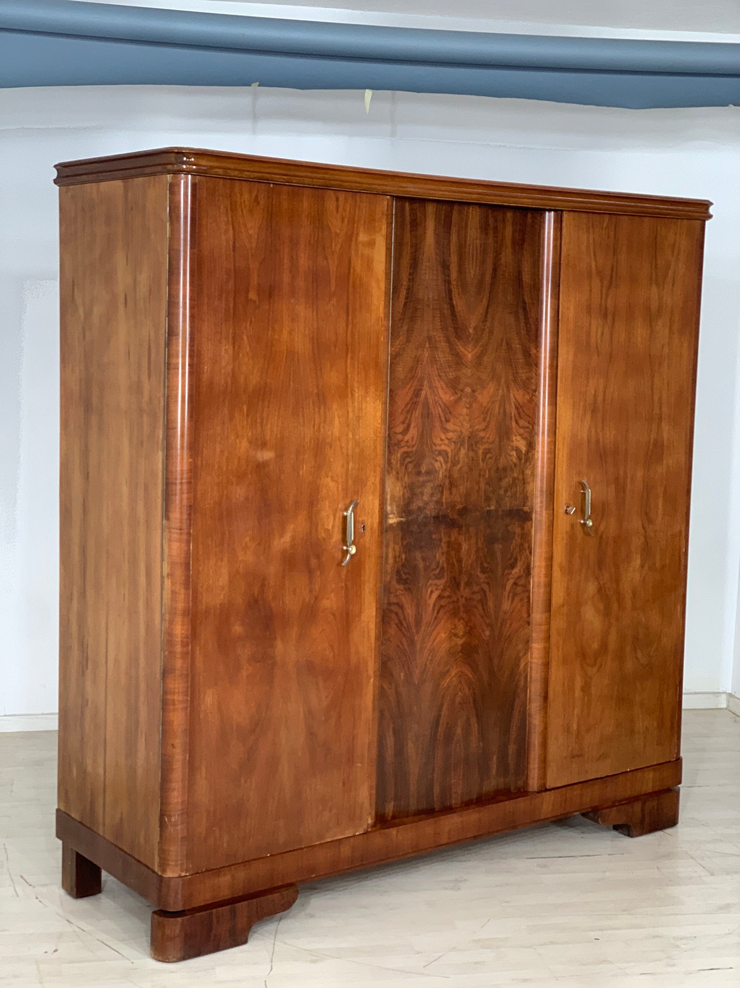 Mid Century Kleiderschrank Schrank Wardrobe Vintage