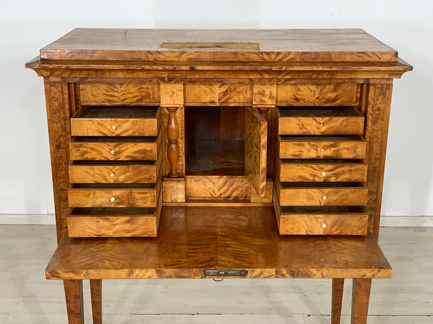 Biedermeier Sekretär Schrank Schreibschrank Kommode um 1830