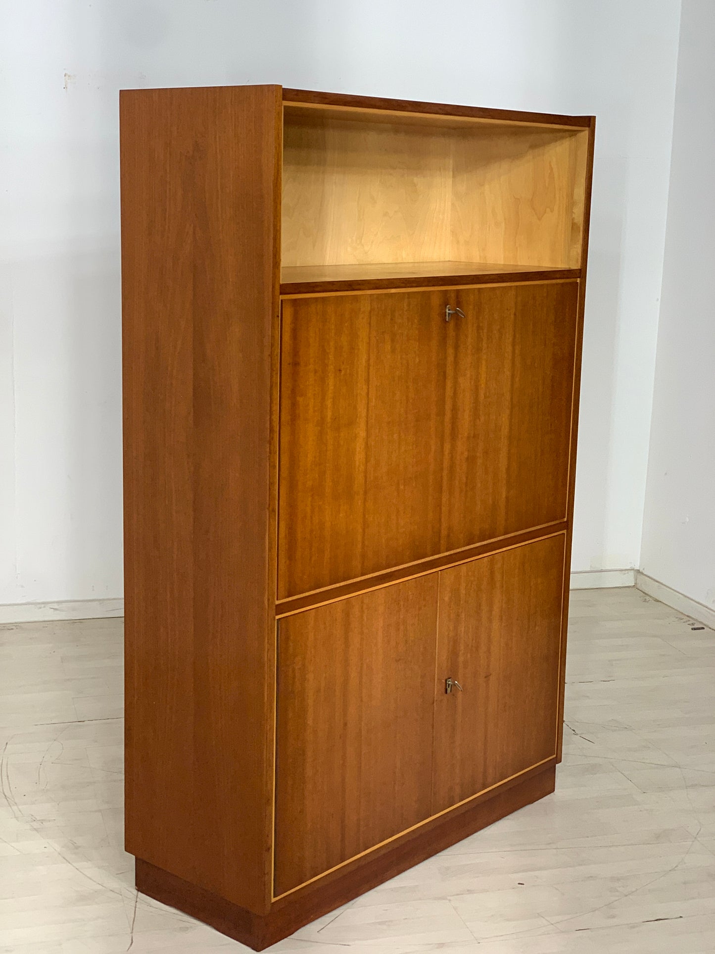 Mid Century Sekretär Schreibschrank Wohnzimmerschrank Vintage Highboard