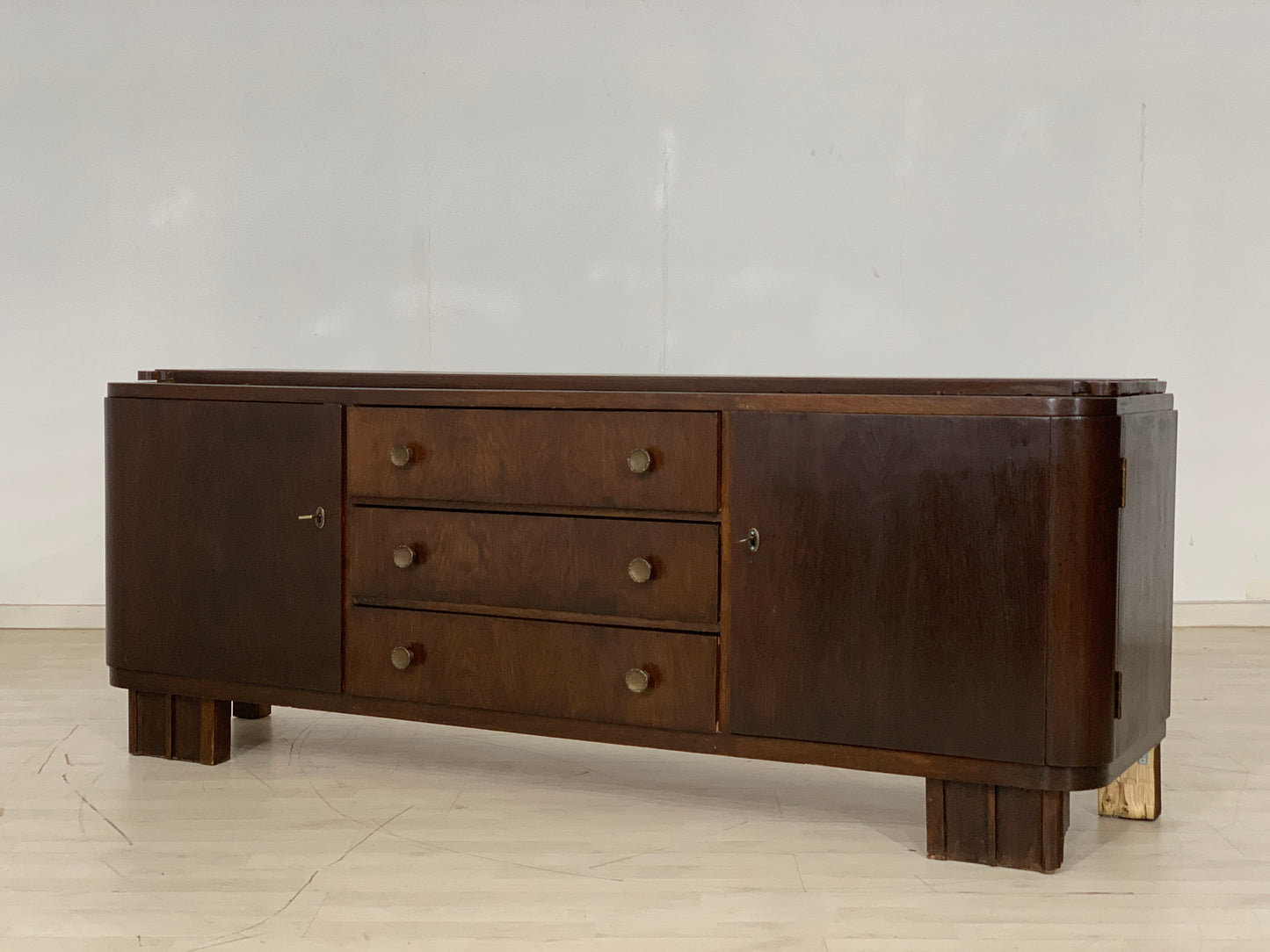 Mid Century Sideboard Schrank Kommode Vintage