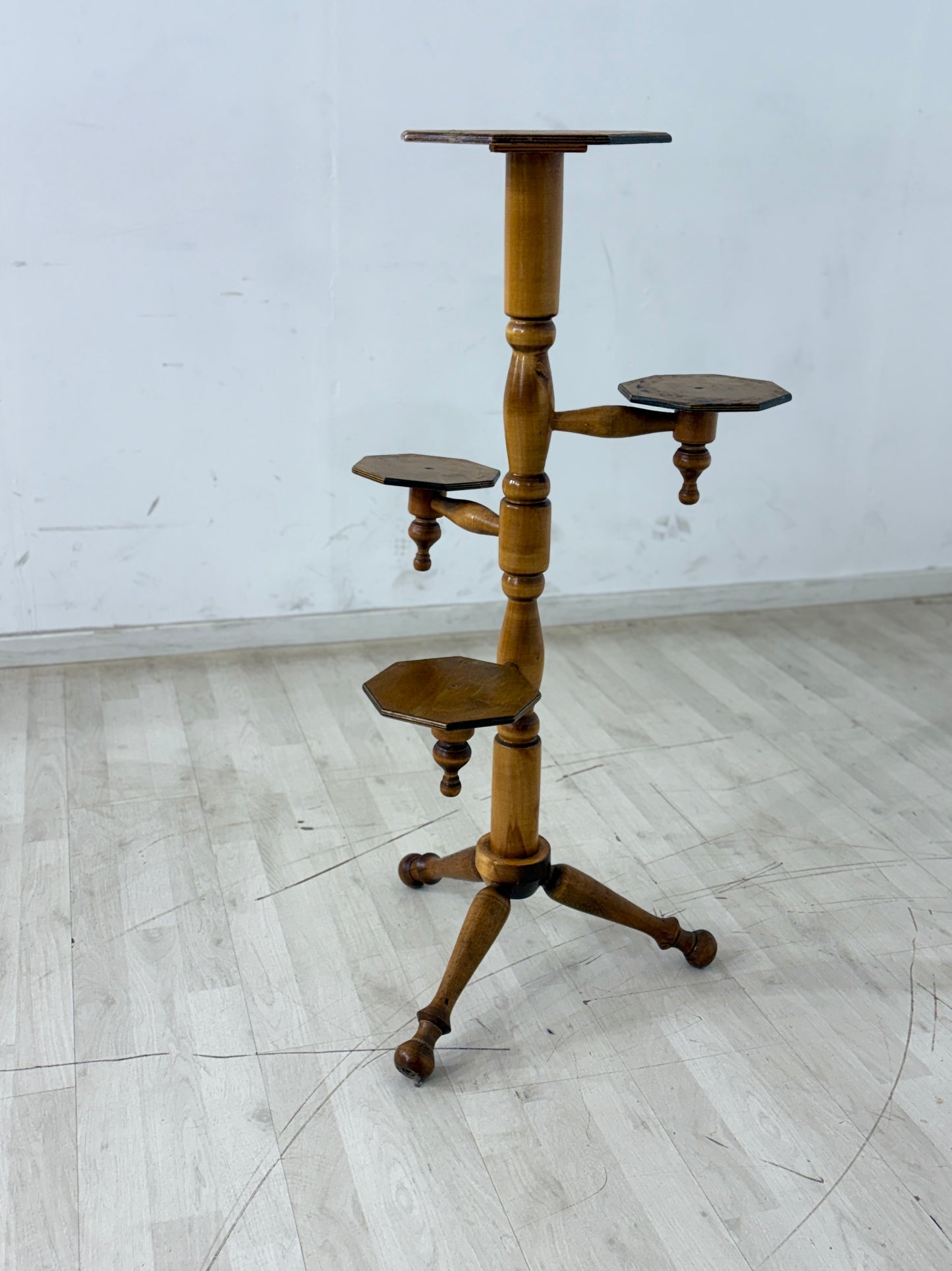 Vintage Blumenständer Beistelltisch Blumentisch Ablage