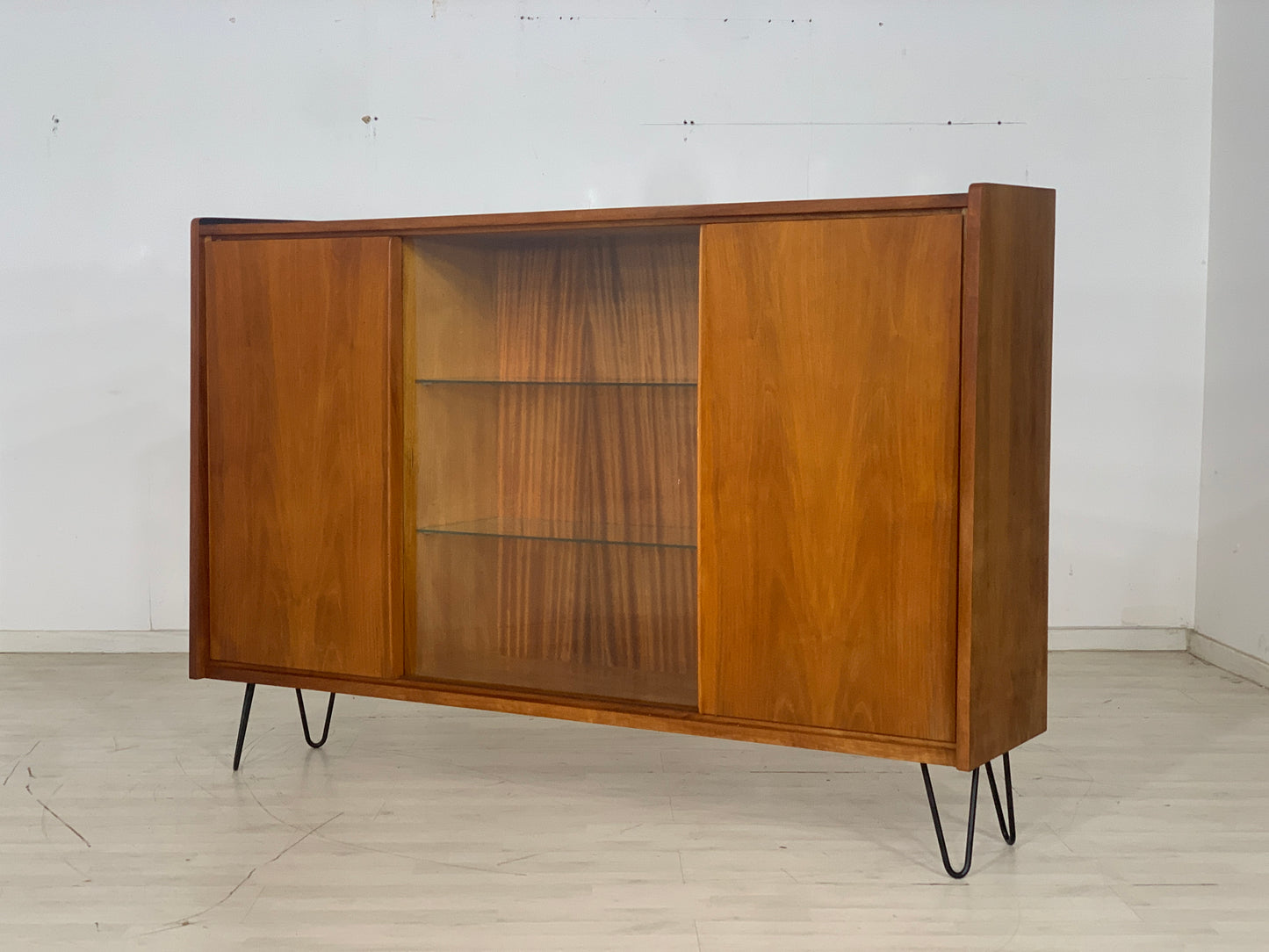 Mid Century Highboard Schrank Wohnzimmerschrank Vintage