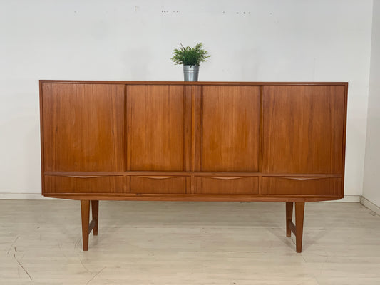 Danish Teak Highboard Schrank Wohnzimmerschrank Vintage