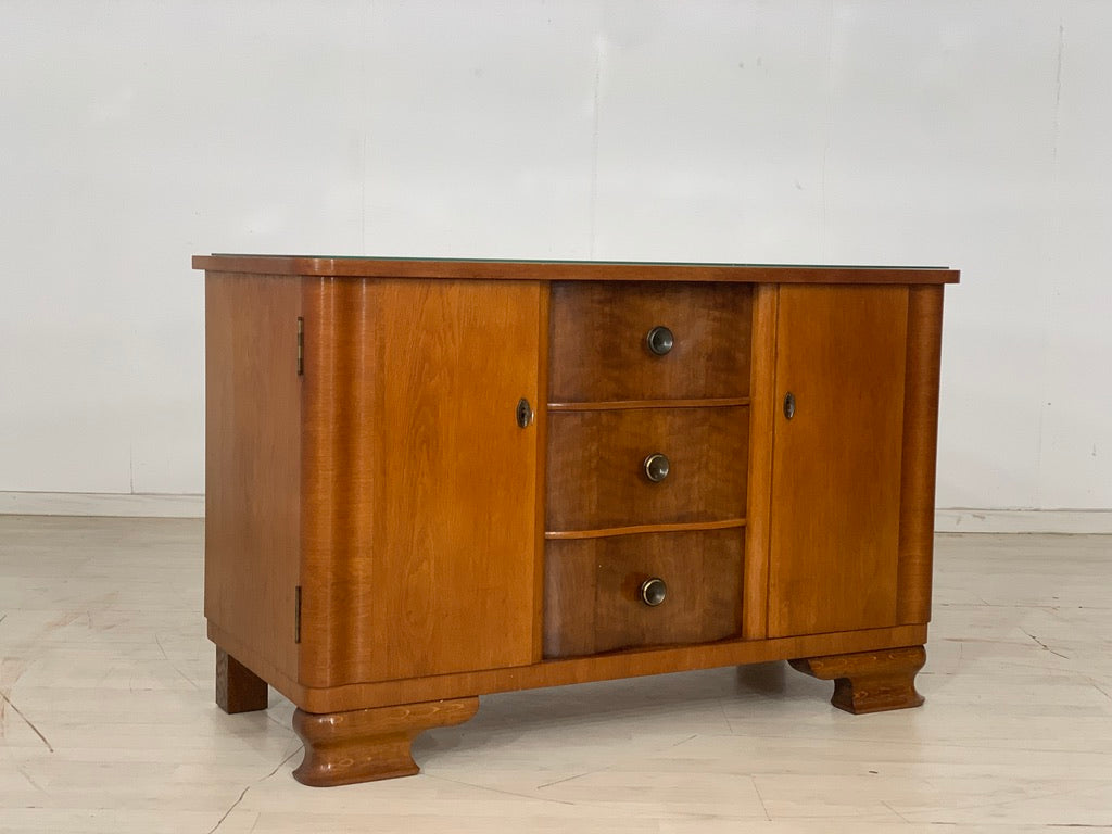 60er Jahre Kommode Anrichte Schrank Flurschrank Wohnzimmerschrank VINTAGE