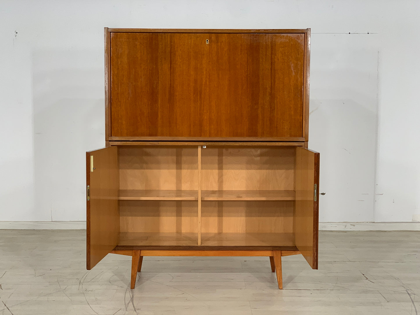 Mid Century Sekretär kommode Schreibschrank Vintage