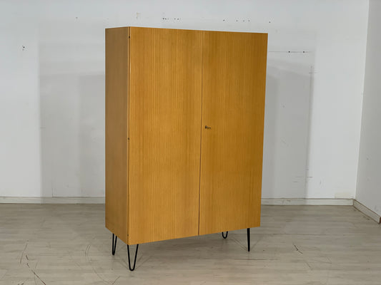 Mid Century Wäscheschrank Schrank Kleiderschrank Vintage