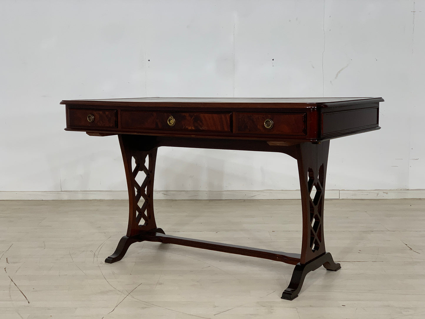 Mahagoni Schreibtisch Tisch Desk Vintage