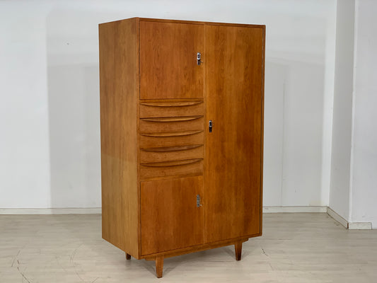 Mid Century Hellerau Kleiderschrank Schrank Wardrobe Vintage