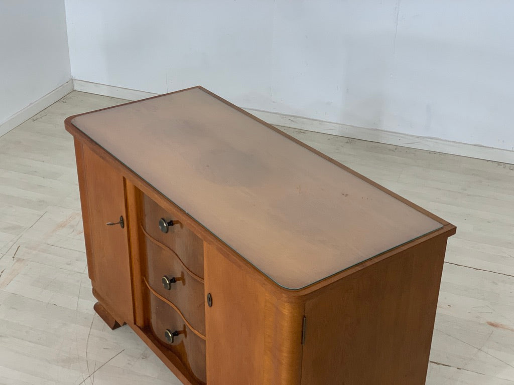60er Jahre Kommode Anrichte Schrank Flurschrank Wohnzimmerschrank VINTAGE