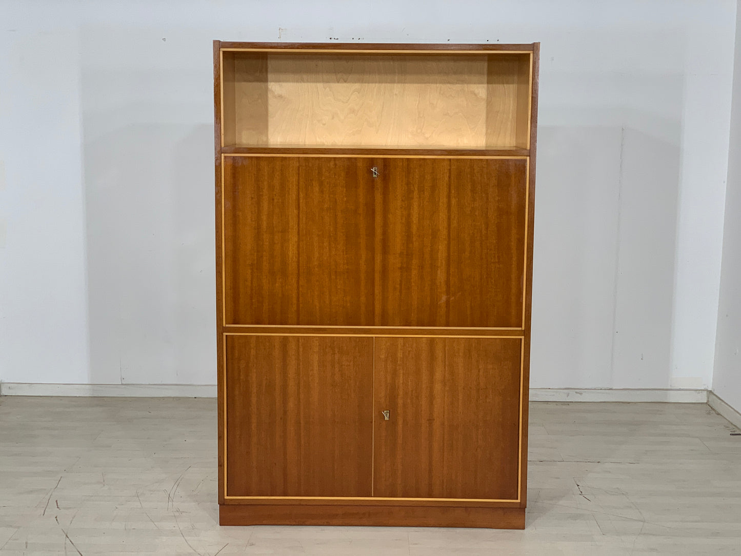 Mid Century Sekretär Schreibschrank Wohnzimmerschrank Vintage Highboard